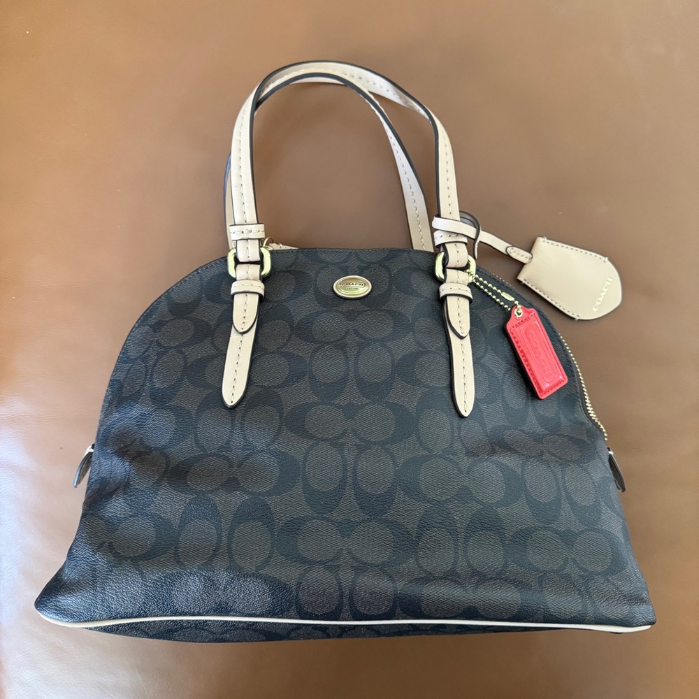 Coach Peyton Signature Cora Domed Satchel *NWT*